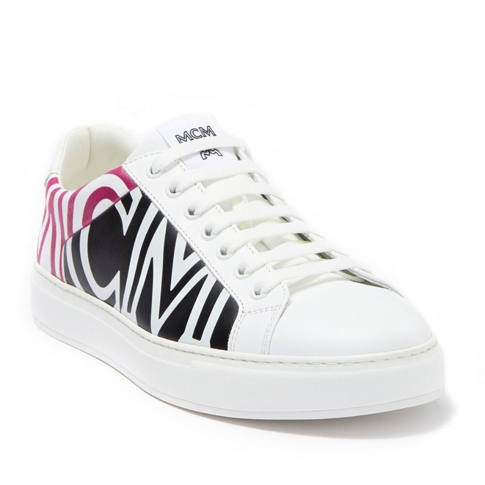 MCM white Logo sneakers size US 9 IT 42 - Picture 2 of 12
